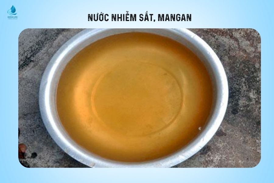 Nước có mùi tanh