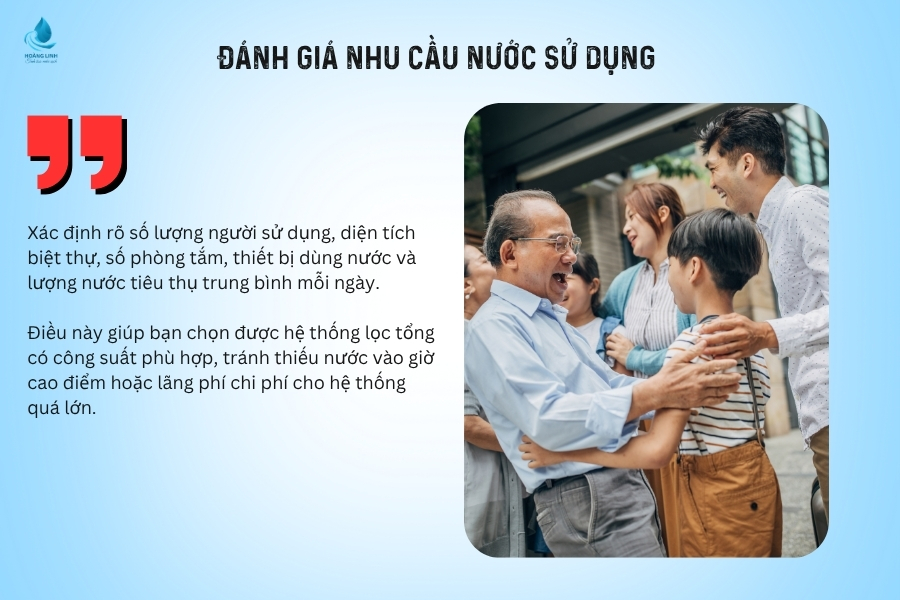 lắp đặt lọc tổng biệt thự